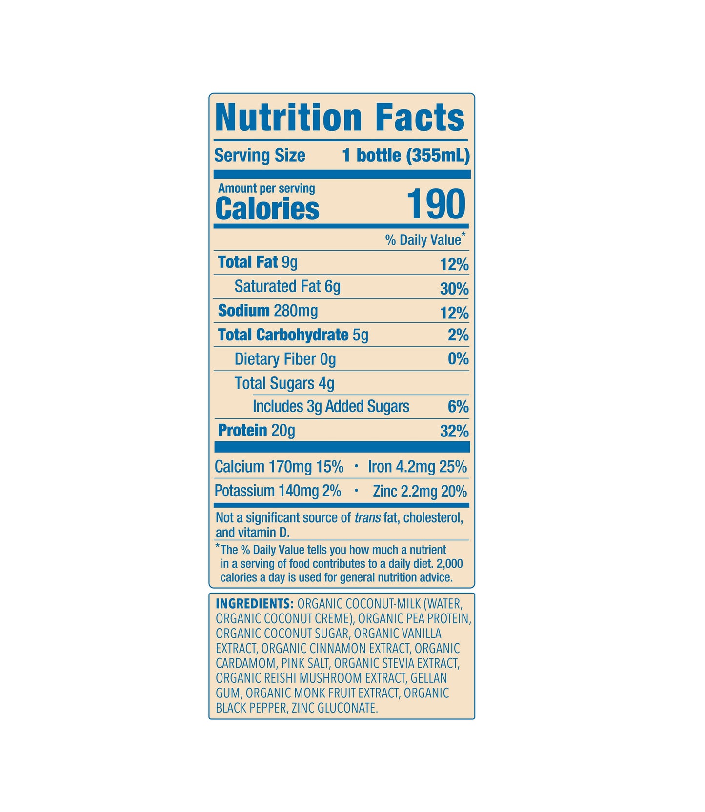 20g Vanilla Protein Shake