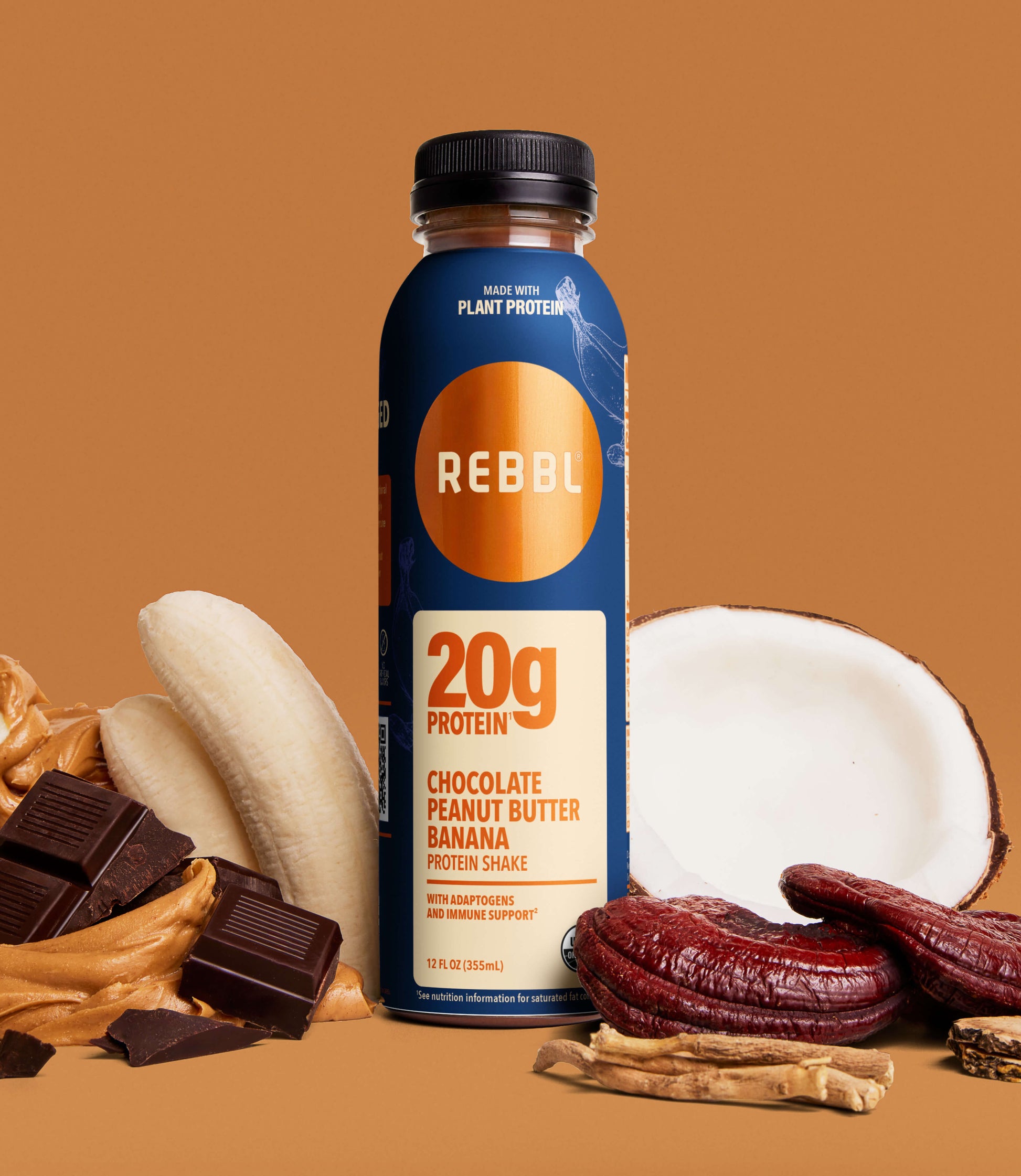 20g Chocolate Peanut Butter Banana Protein Shake