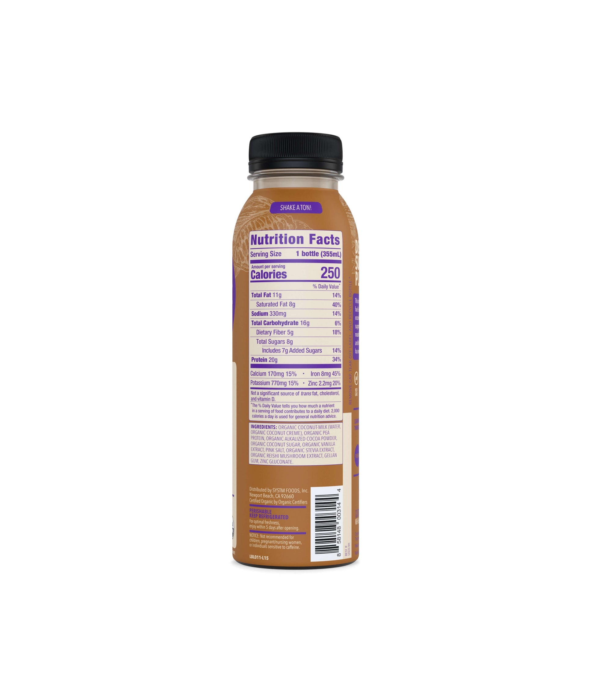 20g Dark Chocolate Protein Shake