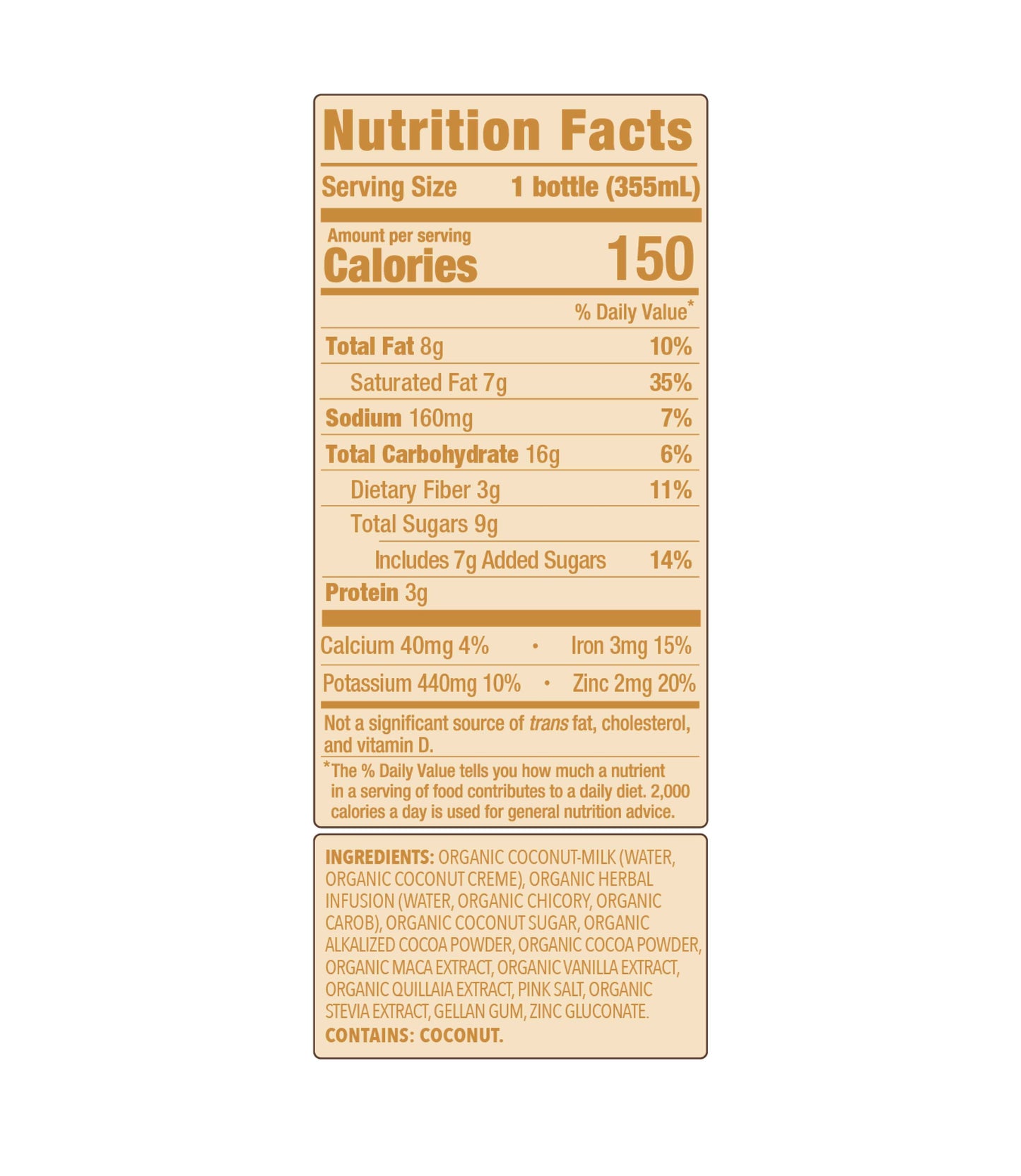 Maca Mocha Plant Based Shake