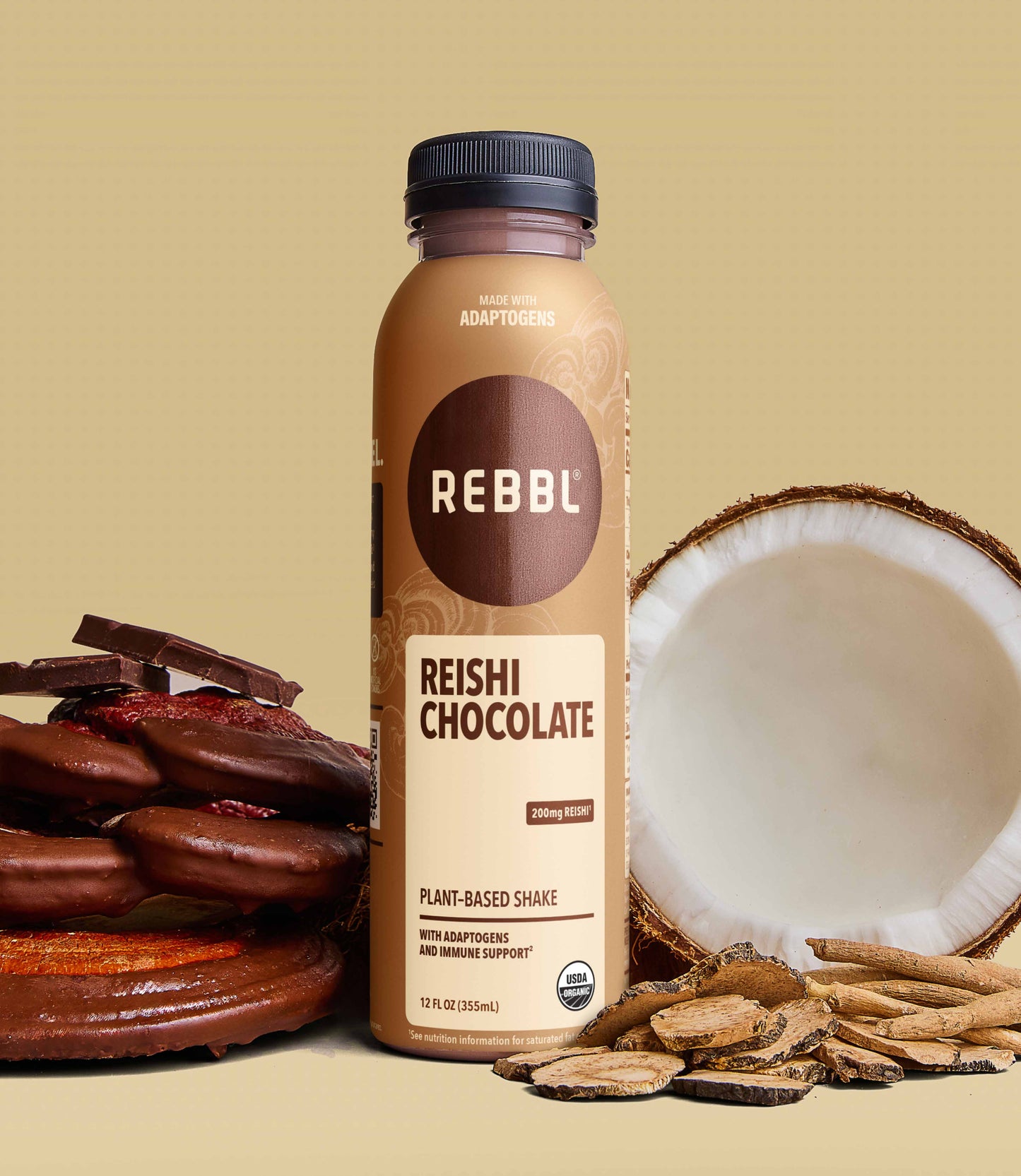 Reishi Chocolate Plant Based Shake