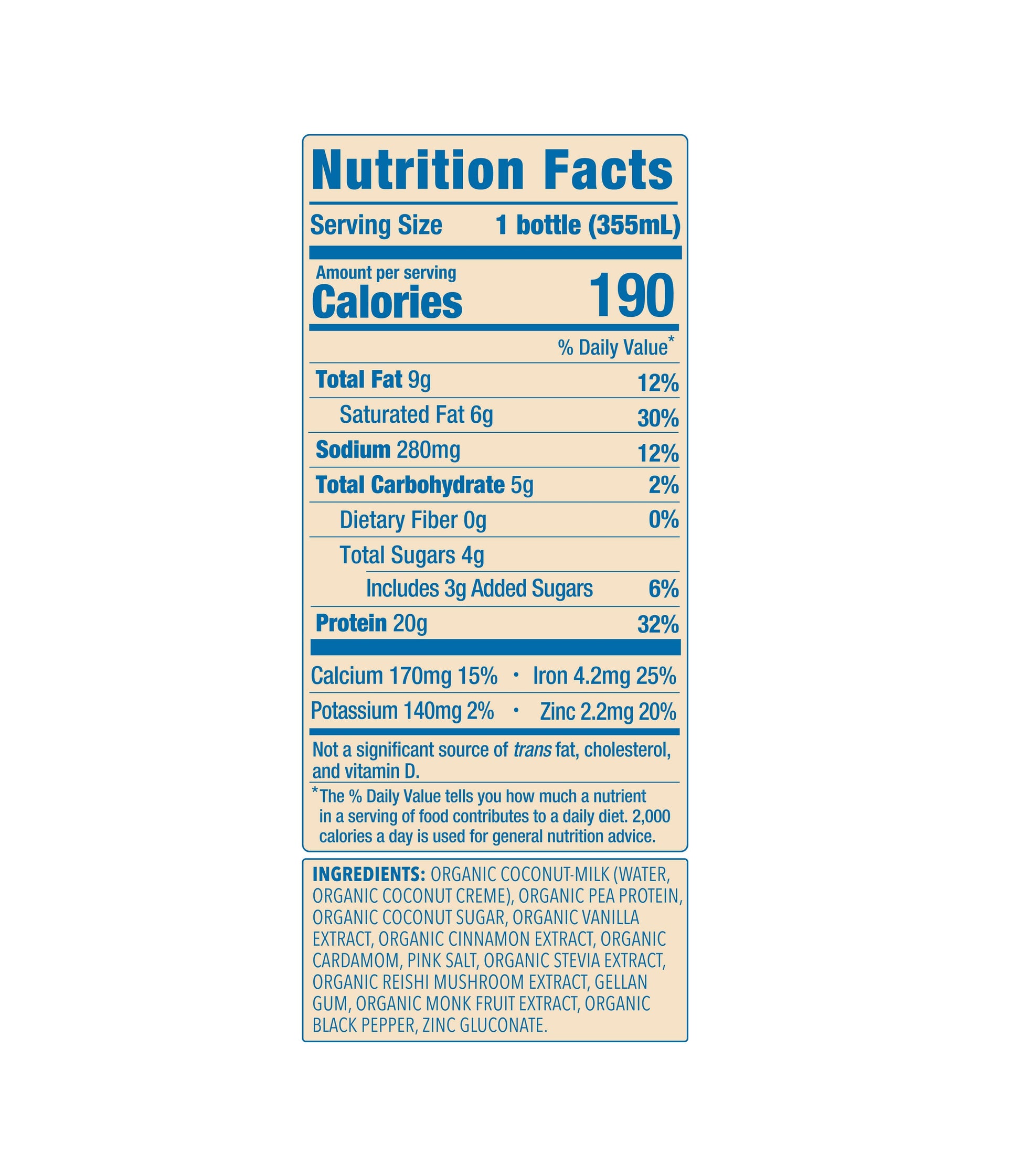 20g Vanilla Protein Shake